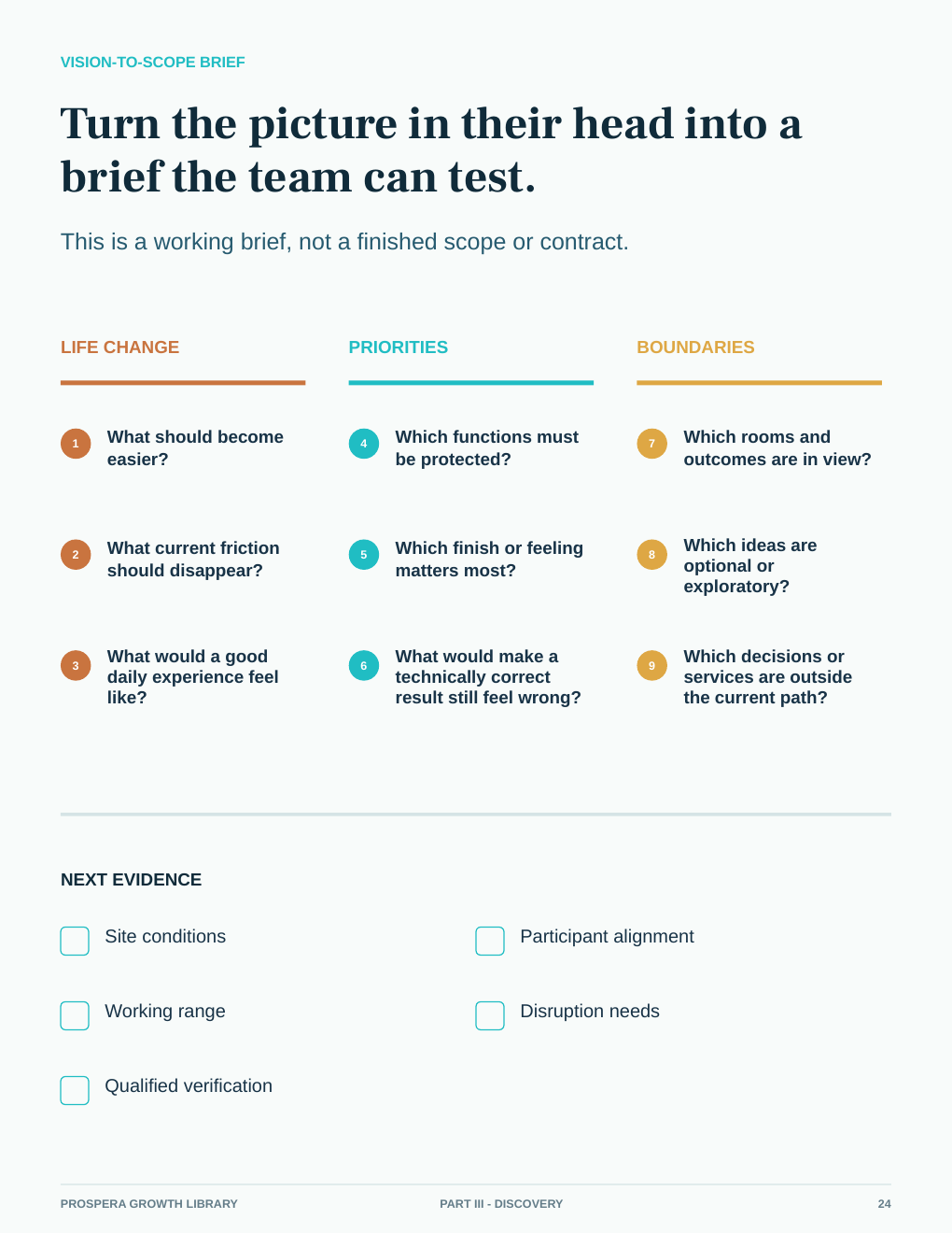 Vision-to-Scope Brief preview